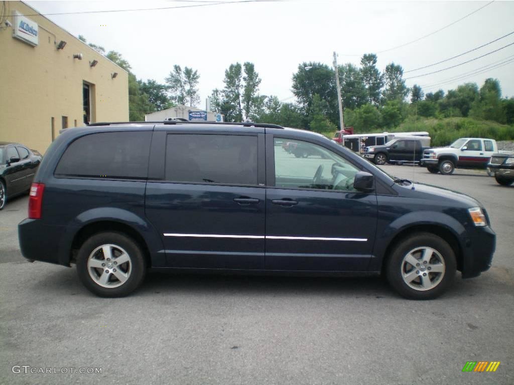 2009 Grand Caravan SXT - Modern Blue Pearl / Medium Slate Gray/Light Shale photo #6