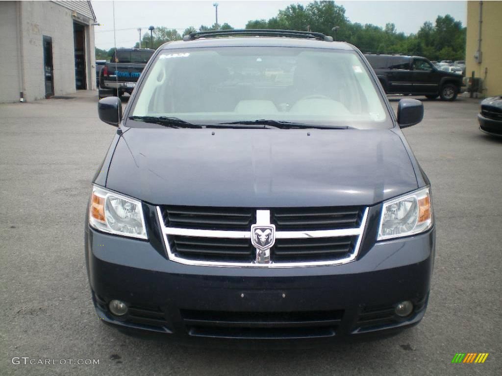 2009 Grand Caravan SXT - Modern Blue Pearl / Medium Slate Gray/Light Shale photo #8