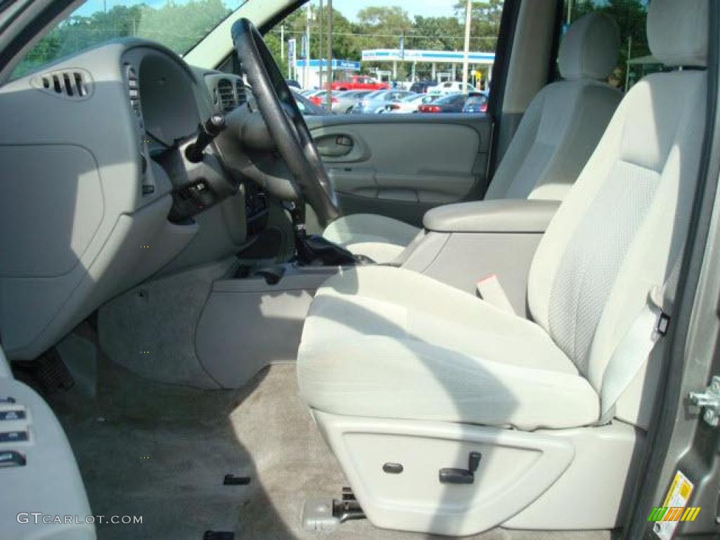 2008 TrailBlazer LS 4x4 - Graystone Metallic / Light Gray photo #11