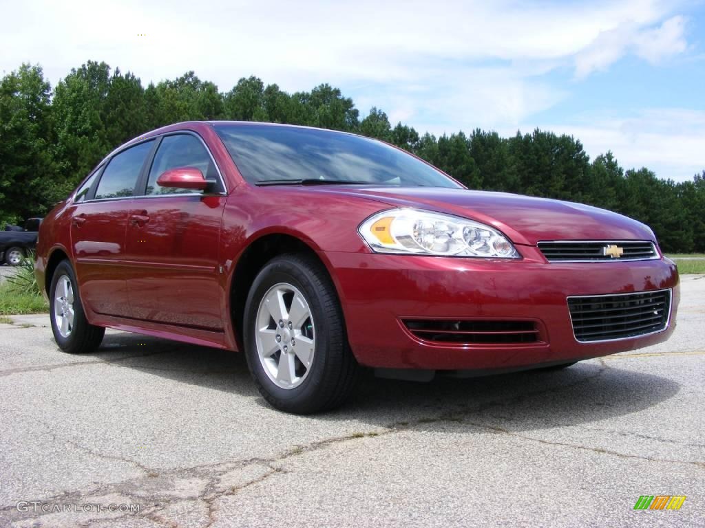 2009 Impala LT - Red Jewel Tintcoat / Neutral photo #4