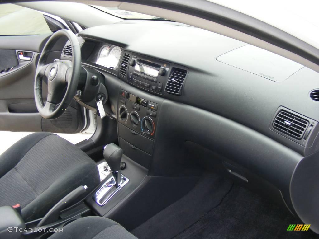 2008 Corolla S - Super White / Dark Charcoal photo #21