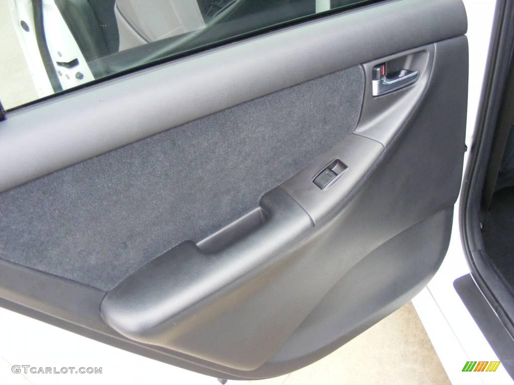 2008 Corolla S - Super White / Dark Charcoal photo #26