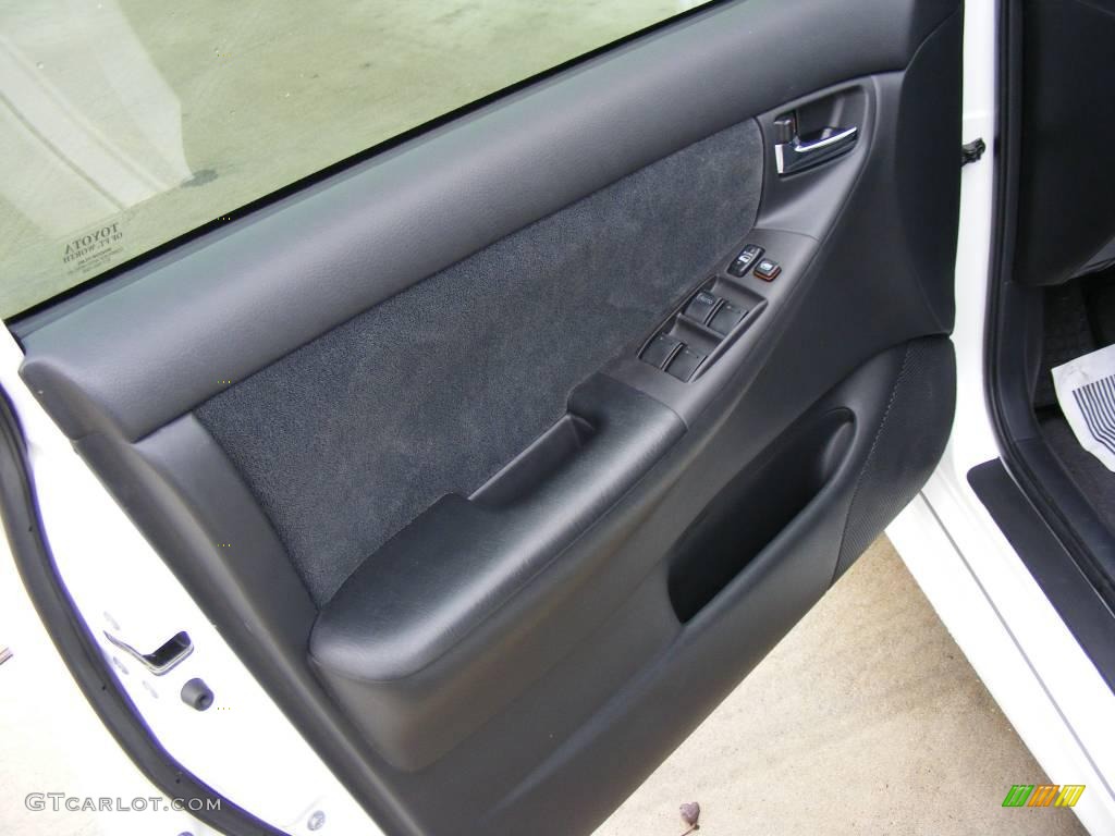 2008 Corolla S - Super White / Dark Charcoal photo #28