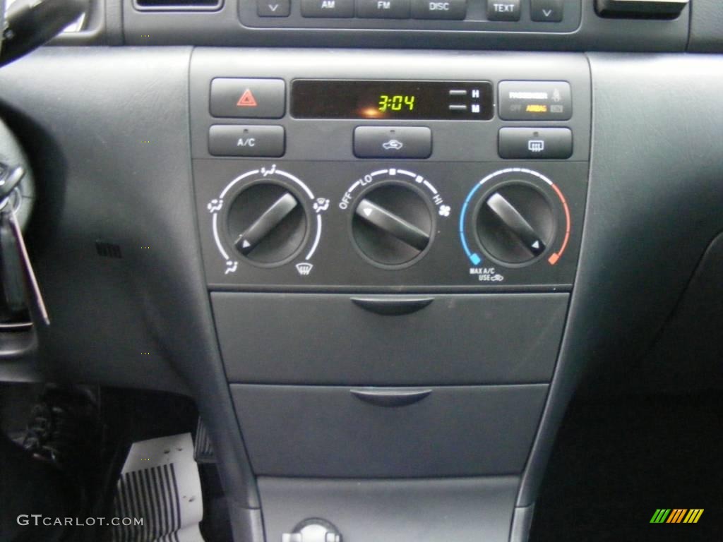 2008 Corolla S - Super White / Dark Charcoal photo #33