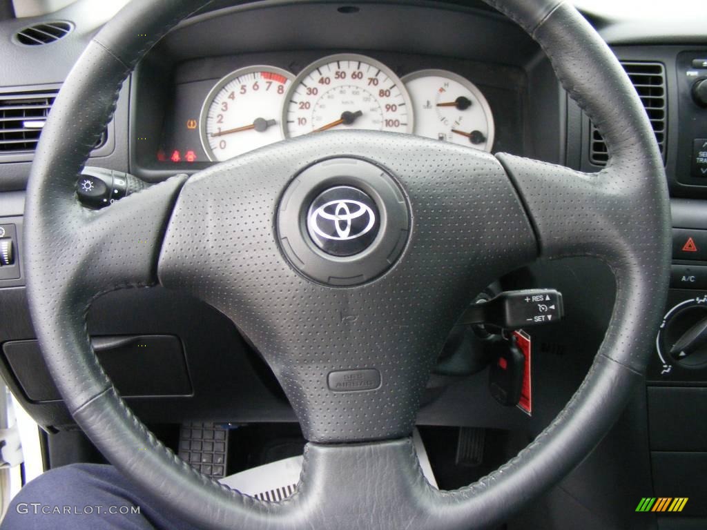 2008 Corolla S - Super White / Dark Charcoal photo #37