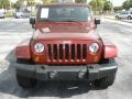 2007 Red Rock Crystal Pearl Jeep Wrangler Unlimited Sahara  photo #8