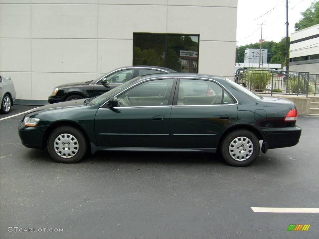 2001 Accord Value Package Sedan - Dark Emerald Pearl / Ivory photo #1