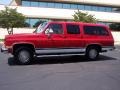 1991 Victory Red GMC Suburban R2500  photo #6