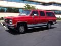 1991 Victory Red GMC Suburban R2500  photo #51