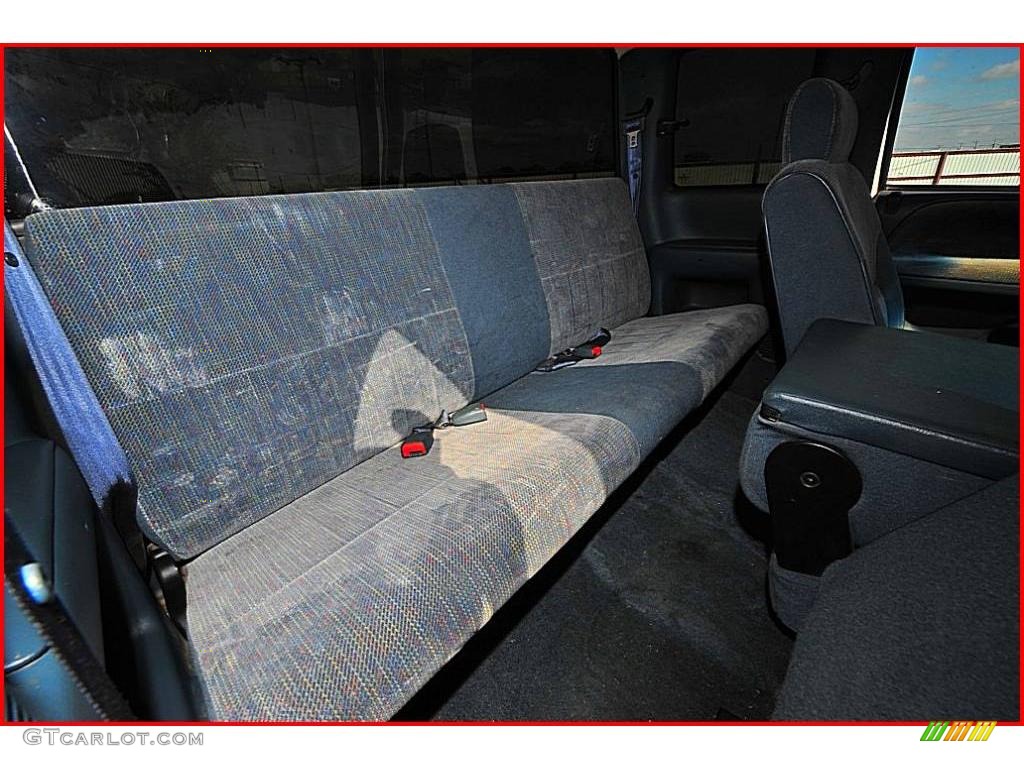 1996 Ram 3500 Laramie Extended Cab Dually - Stone White / Blue photo #16