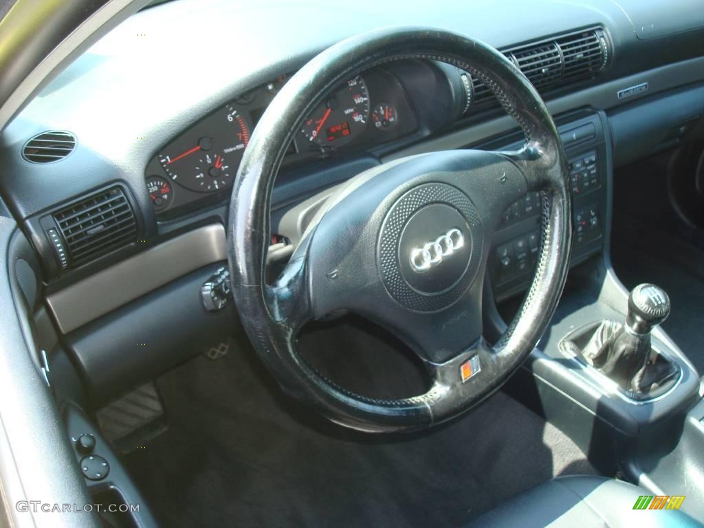 1999 A4 1.8T quattro Sedan - Brilliant Yellow / Onyx photo #11