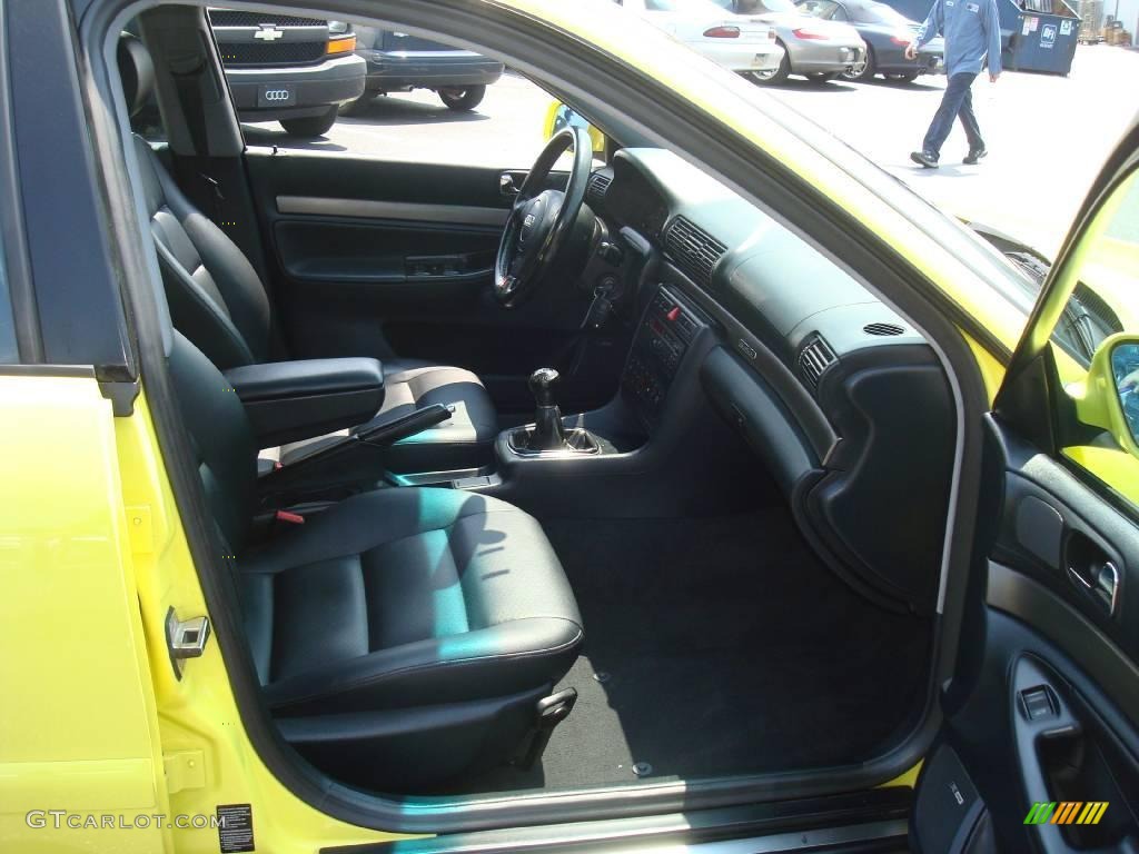 1999 A4 1.8T quattro Sedan - Brilliant Yellow / Onyx photo #20