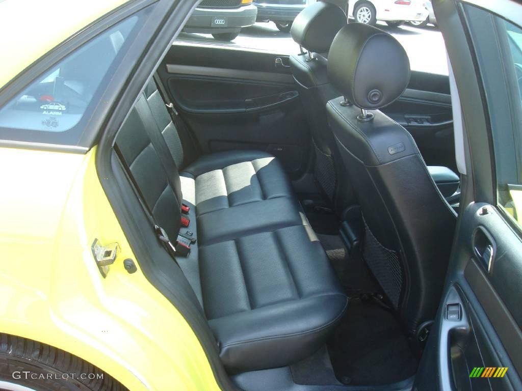 1999 A4 1.8T quattro Sedan - Brilliant Yellow / Onyx photo #21