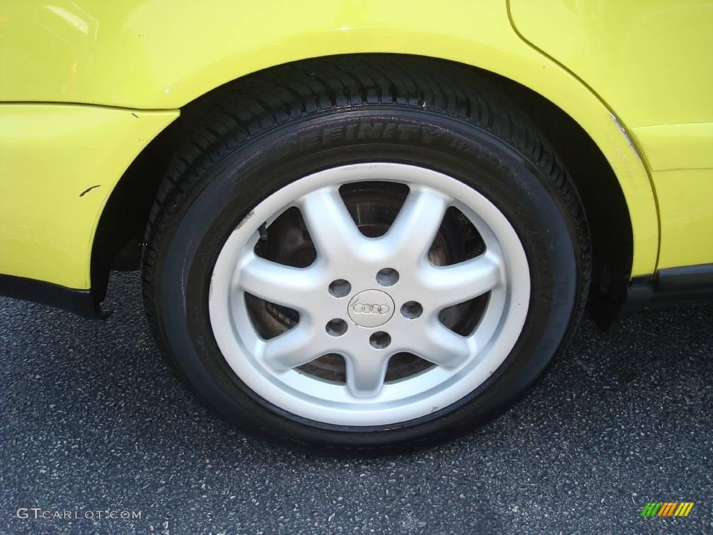 1999 A4 1.8T quattro Sedan - Brilliant Yellow / Onyx photo #28