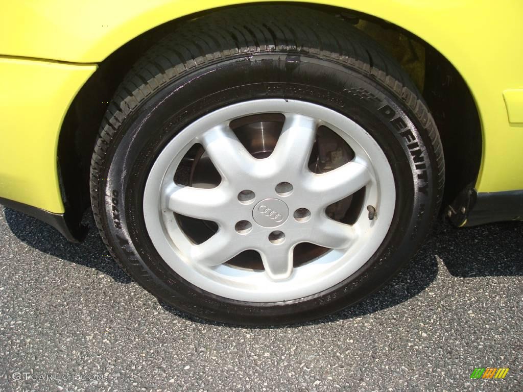 1999 A4 1.8T quattro Sedan - Brilliant Yellow / Onyx photo #30
