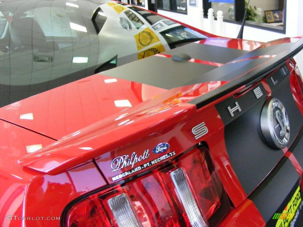 2010 Mustang Shelby GT500 Coupe - Torch Red / Charcoal Black photo #16
