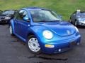 2000 Techno Blue Metallic Volkswagen New Beetle GLS Coupe  photo #3