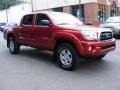 2008 Impulse Red Pearl Toyota Tacoma V6 SR5 Double Cab 4x4  photo #2