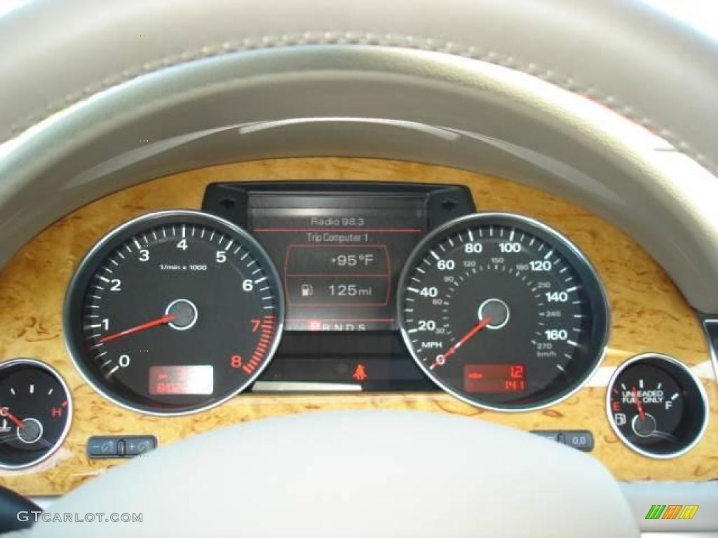 2009 A8 L 4.2 quattro - Ibis White / Linen Beige Valcona Leather photo #3