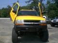 2002 Flame Yellow Chevrolet S10 ZR2 Extended Cab 4x4  photo #3