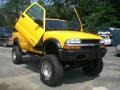 2002 Flame Yellow Chevrolet S10 ZR2 Extended Cab 4x4  photo #4