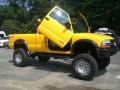 2002 Flame Yellow Chevrolet S10 ZR2 Extended Cab 4x4  photo #5