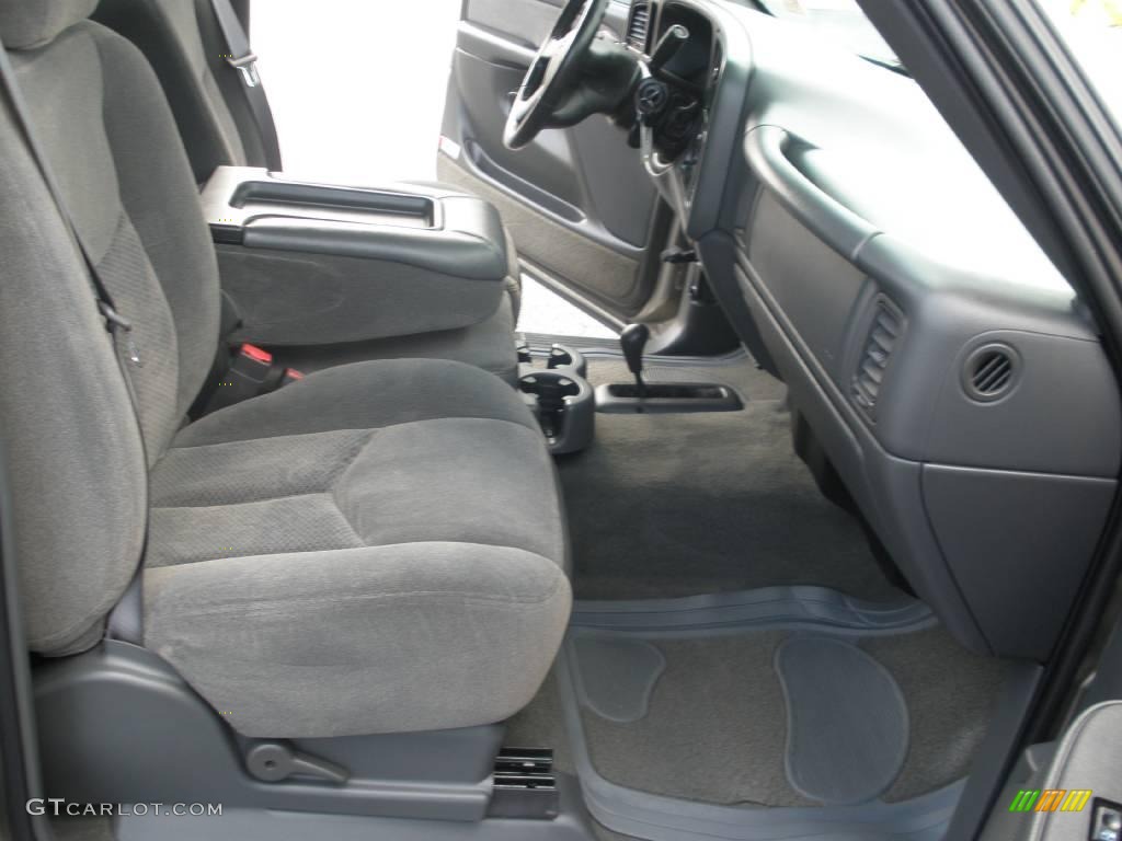 2003 Silverado 1500 LS Regular Cab 4x4 - Light Pewter Metallic / Dark Charcoal photo #16