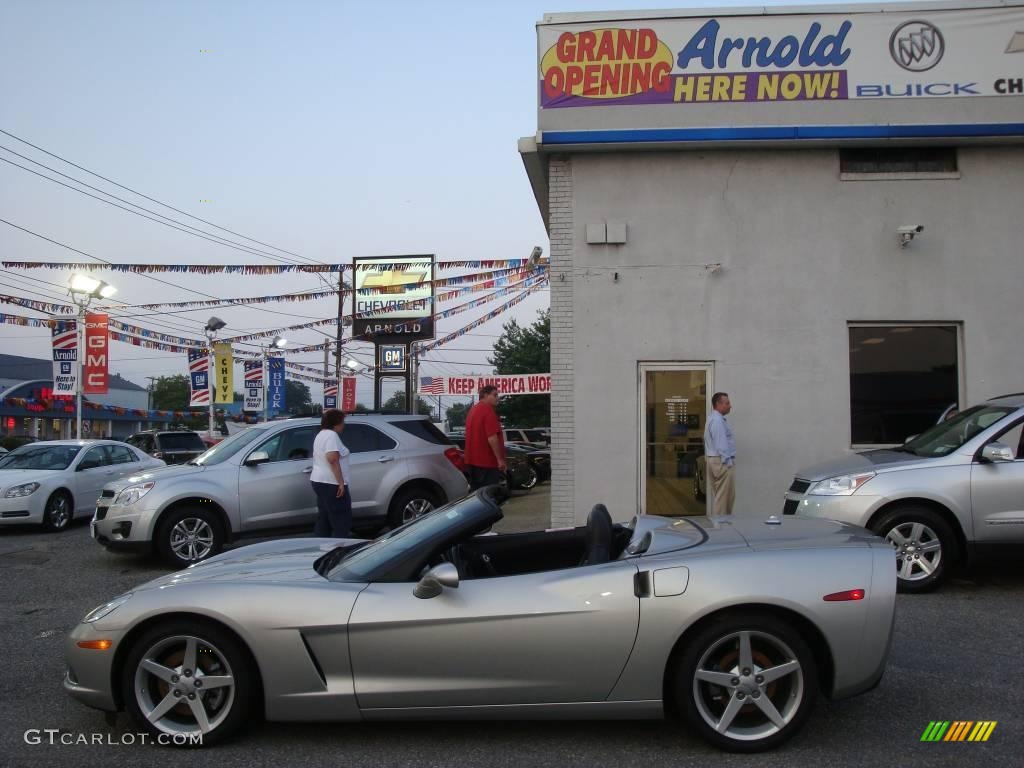 2005 Corvette Convertible - Machine Silver / Ebony photo #3