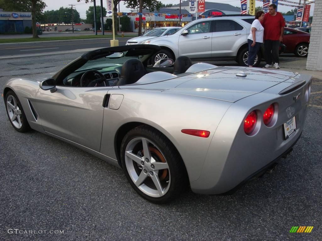 2005 Corvette Convertible - Machine Silver / Ebony photo #5