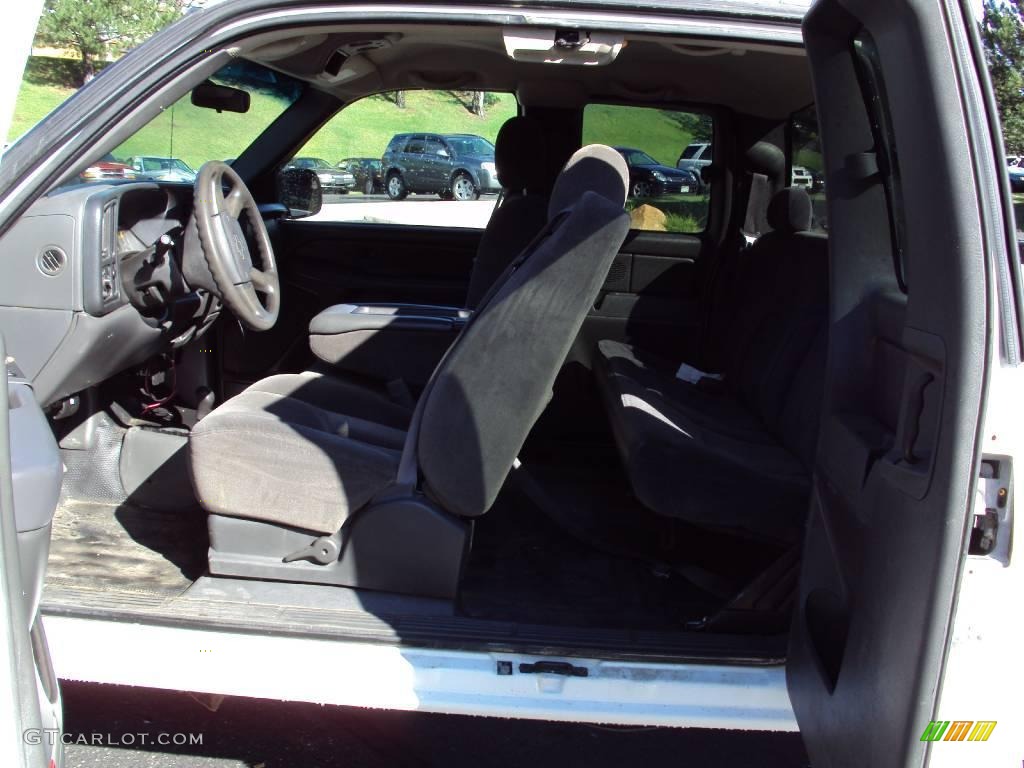 2007 Silverado 2500HD LS Extended Cab 4x4 Utility Truck - Summit White / Dark Titanium photo #7