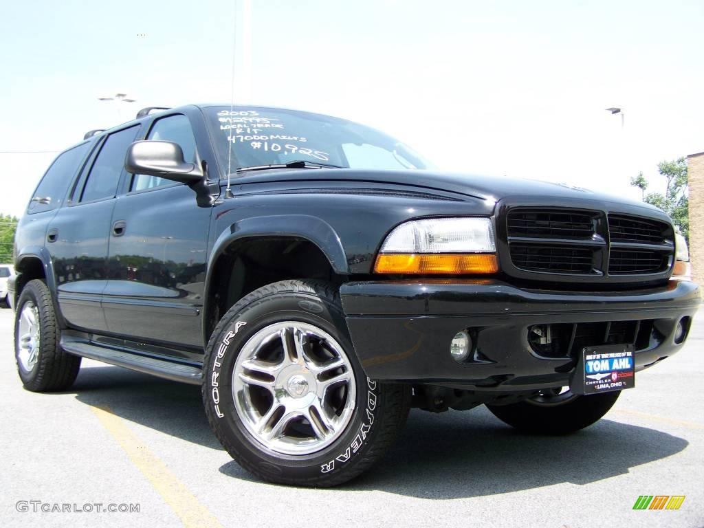 2003 Durango R/T 4x4 - Black / Dark Slate Gray photo #1