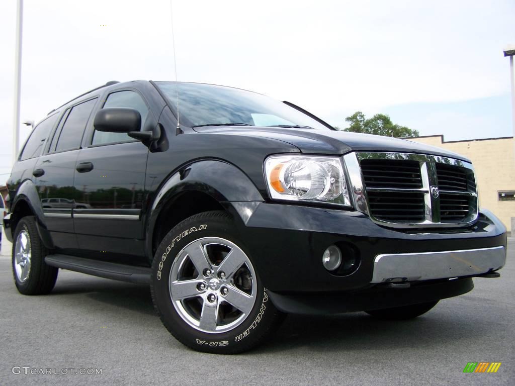 2007 Durango Limited 4x4 - Brilliant Black / Dark Slate Gray/Light Slate Gray photo #1