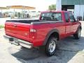 2001 Bright Red Ford Ranger XLT SuperCab 4x4  photo #7