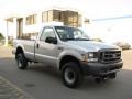 2003 Silver Metallic Ford F350 Super Duty XL Regular Cab 4x4  photo #4