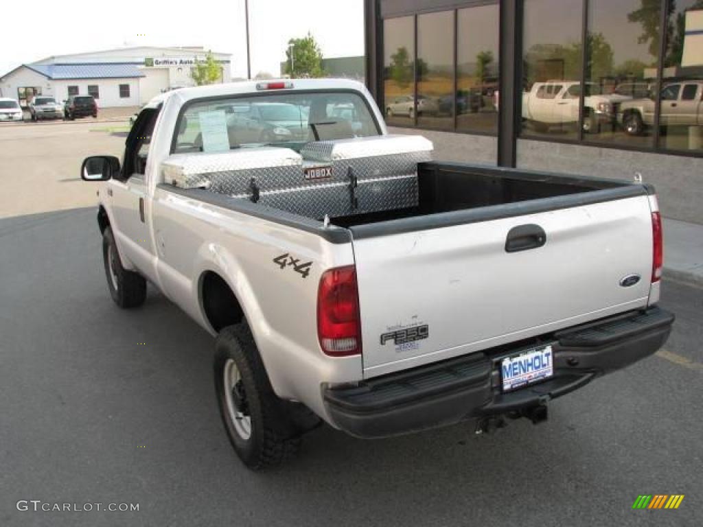 2003 F350 Super Duty XL Regular Cab 4x4 - Silver Metallic / Medium Flint photo #7