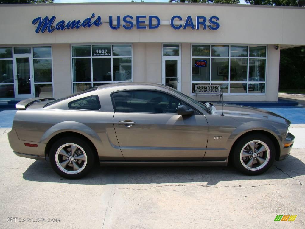 2005 Mustang GT Deluxe Coupe - Mineral Grey Metallic / Medium Parchment photo #9