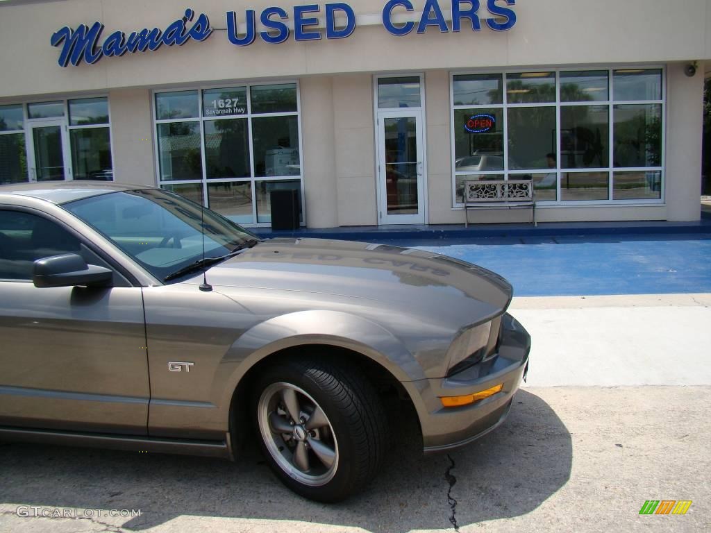 2005 Mustang GT Deluxe Coupe - Mineral Grey Metallic / Medium Parchment photo #20