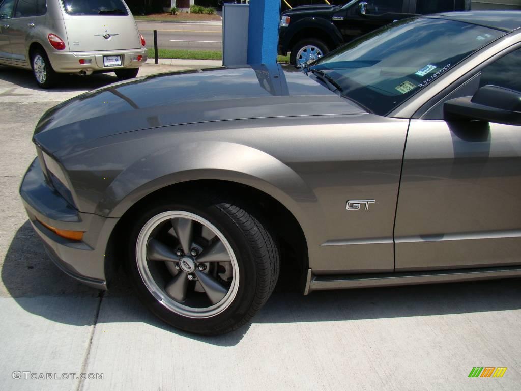 2005 Mustang GT Deluxe Coupe - Mineral Grey Metallic / Medium Parchment photo #21