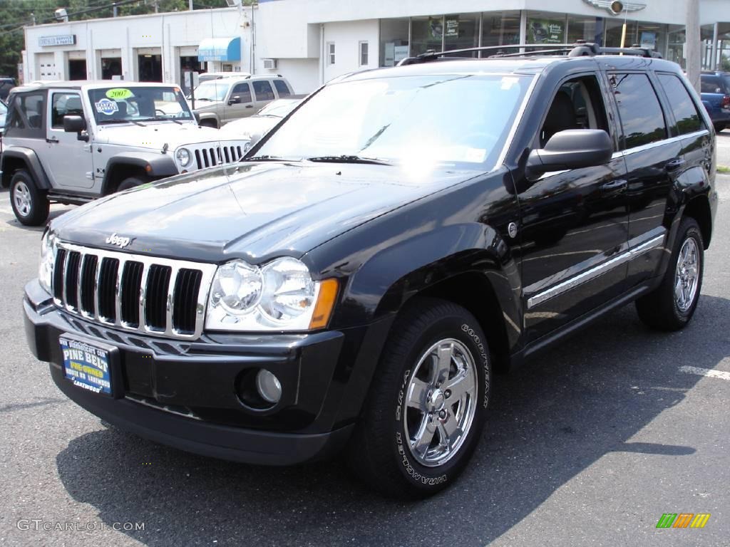 2006 Grand Cherokee Limited 4x4 - Black / Medium Slate Gray photo #1