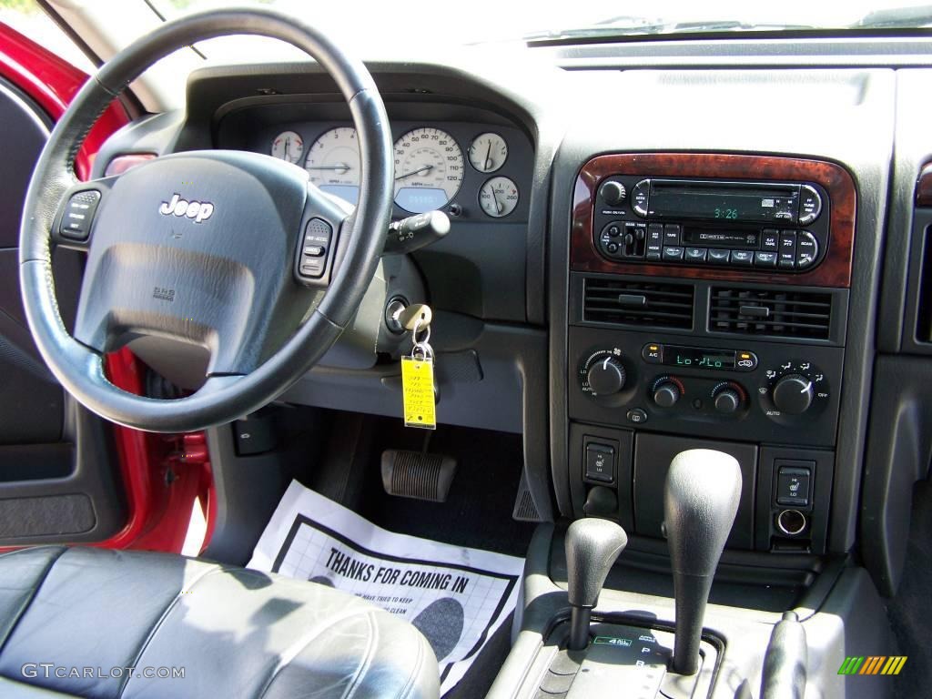 2002 Grand Cherokee Limited 4x4 - Inferno Red Tinted Pearlcoat / Dark Slate Gray photo #14