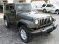 2007 Jeep Green Metallic Jeep Wrangler X 4x4  photo #7