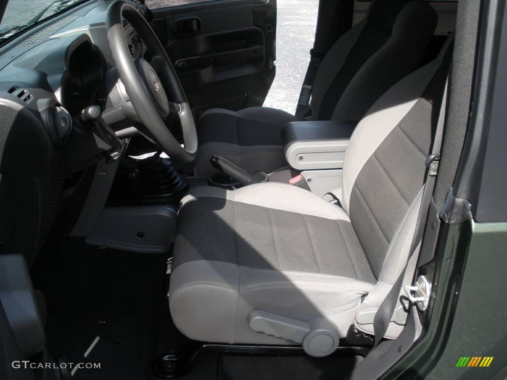 Dark Slate Gray/Medium Slate Gray Interior 2007 Jeep Wrangler X 4x4 Photo #15484611