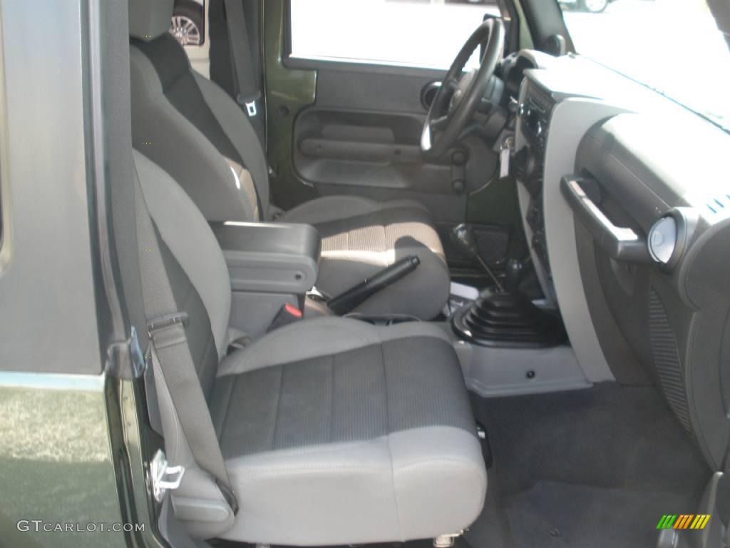 Dark Slate Gray/Medium Slate Gray Interior 2007 Jeep Wrangler X 4x4 Photo #15484651