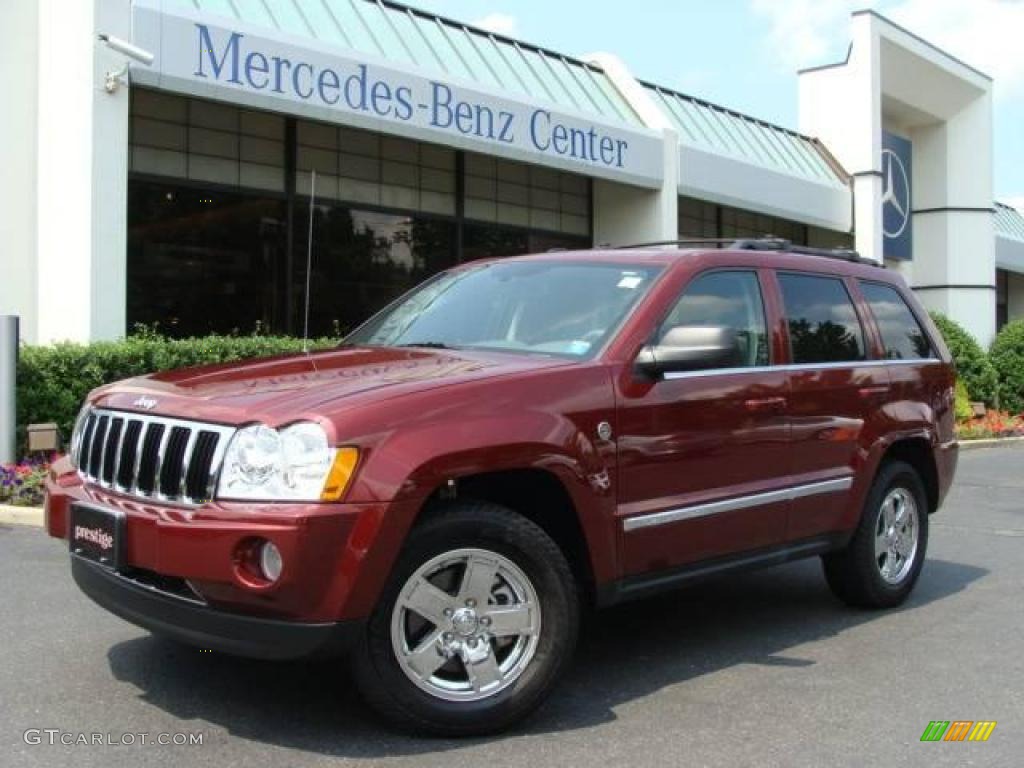 2007 Grand Cherokee Limited 4x4 - Red Rock Crystal Pearl / Medium Slate Gray photo #1