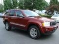 2007 Red Rock Crystal Pearl Jeep Grand Cherokee Limited 4x4  photo #3