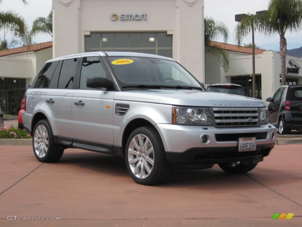 Zambezi Silver Metallic 2006 Land Rover Range Rover Sport Supercharged Exterior Photo #15485844
