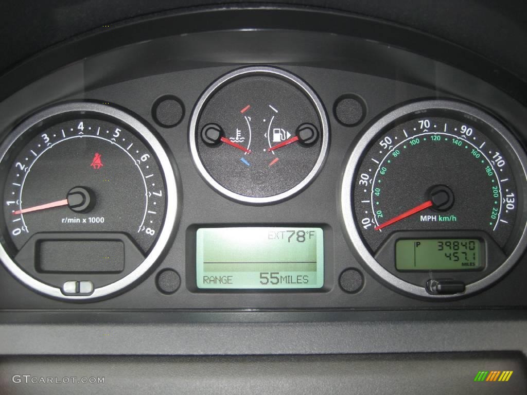2006 Land Rover Range Rover Sport Supercharged Gauges Photo #15485996