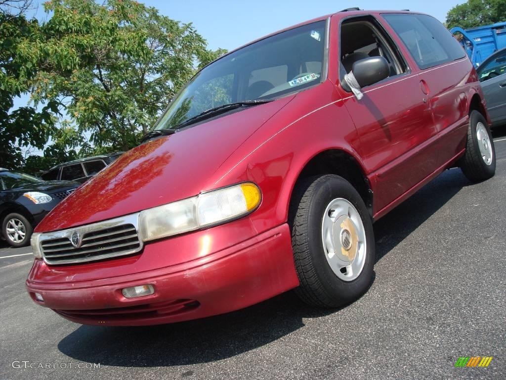 1996 Villager GS - Toreador Red Metallic / Grey photo #2