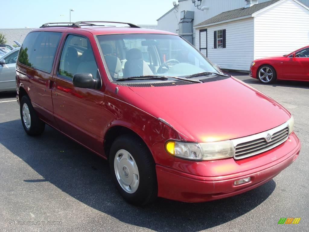 1996 Villager GS - Toreador Red Metallic / Grey photo #4