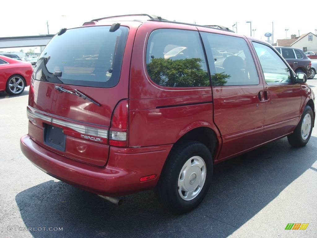 1996 Villager GS - Toreador Red Metallic / Grey photo #7